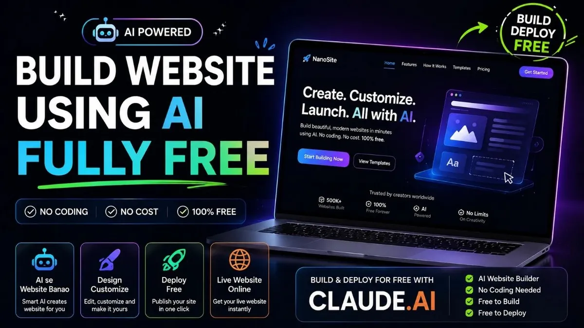 Build a Full Website Using AI and Deploy It