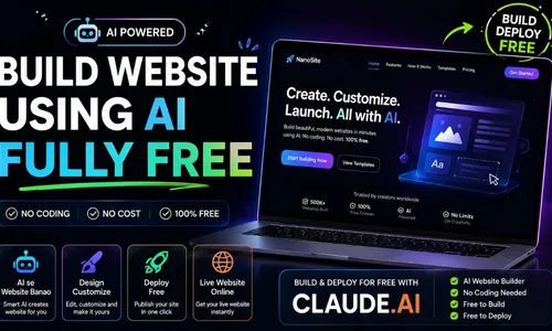 Build a Full Website Using AI and Deploy It