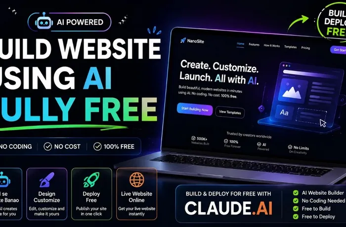 Build a Full Website Using AI and Deploy It